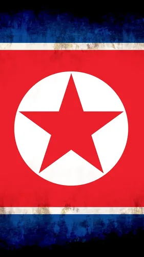 Корея Обои на телефон красно-белый флаг