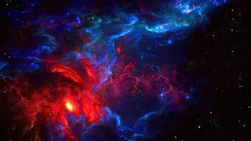 Космос 4К Обои на телефон красочная туманность в космосе