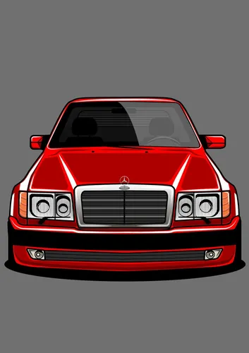 Mercedes Обои на телефон красный автомобиль с черным фоном