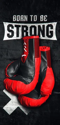 Бокс Обои на телефон красная боксерская перчатка