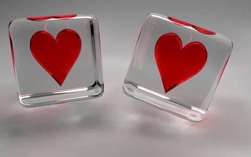 Для Двоих Обои на телефон пара красных предметов в форме сердца
