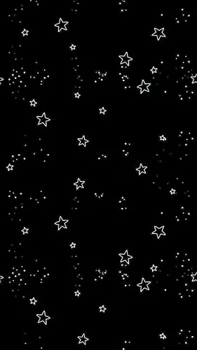 Звезды Обои на телефон черный фон с белыми звездами