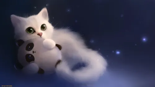 Милые Котики Обои на телефон рисунок