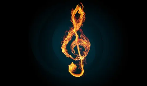 Музыка Обои на телефон пожар в темноте