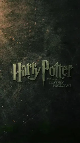 Гарри Поттер Обои на телефон черный фон с белым текстом