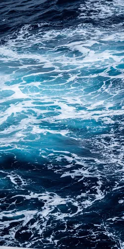 Море Обои на телефон водоем с волнами