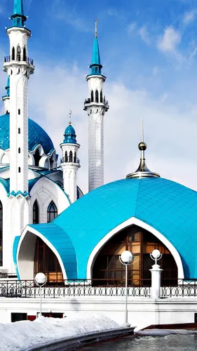 Исламские Фото Обои на телефон здание с башнями
