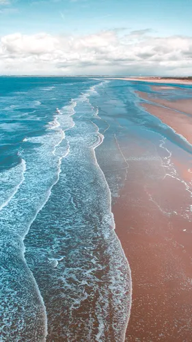 Океан Обои на телефон пляж с волнами