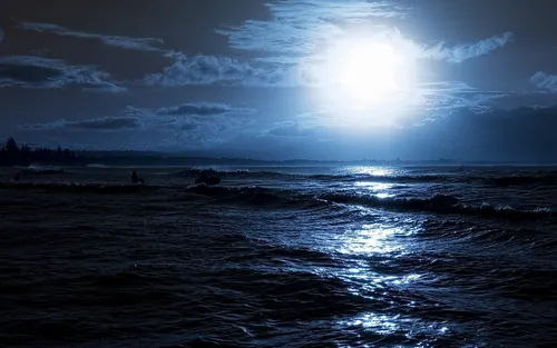 Океан Обои на телефон водоем с пляжем и облачным небом