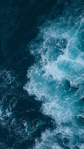 Океан Обои на телефон сильный шторм в океане