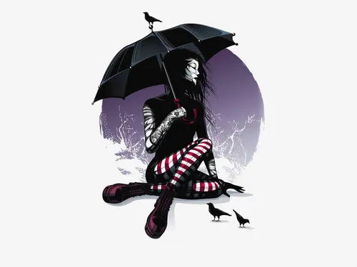 Модный Трендовый Обои на телефон человек, держащий зонт