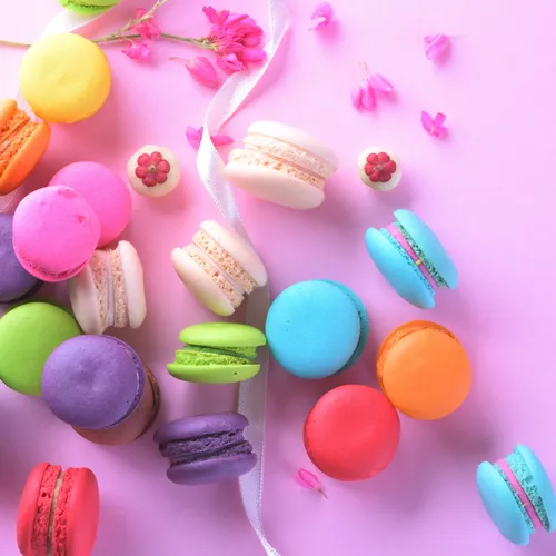 С Едой Обои на телефон группа разноцветных конфет