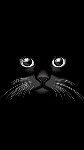 С Кошками Обои на телефон крупный план кошачьих глаз