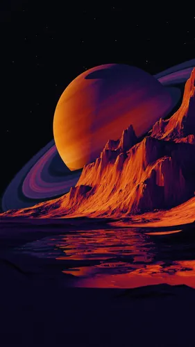 Фото На Обои на телефон планета в космосе