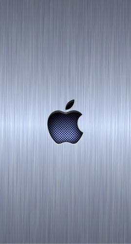 Apple Обои на телефон логотип синего яблока