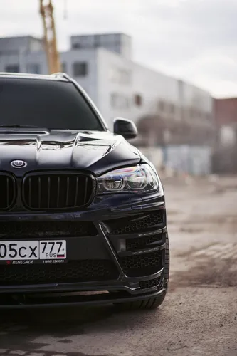 Bmw X5 Обои на телефон черный автомобиль на дороге