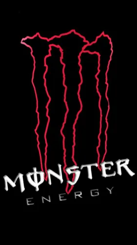 Monster Energy Обои на телефон черный фон с белым текстом