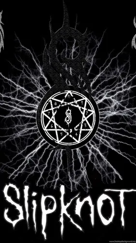 Slipknot Обои на телефон черно-белая графика
