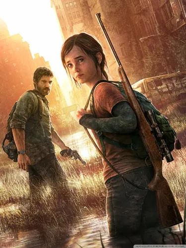 The Last Of Us Обои на телефон мужчина и женщина в одежде