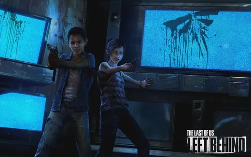 The Last Of Us Обои на телефон мужчина и женщина позируют для картины