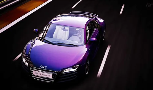 Ауди Обои на телефон фиолетовый спортивный автомобиль