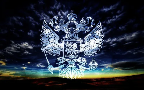 Герб России Обои на телефон логотип с драконом и короной
