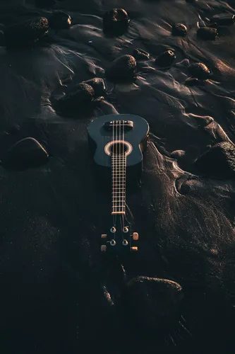 Гитара Обои на телефон гитара на скале