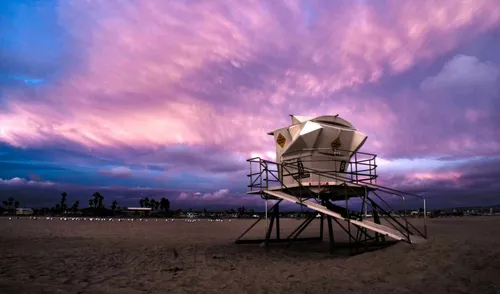 Калифорния Обои на телефон сооружение на пляже