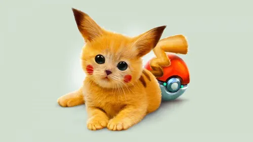 Котята Анимация Обои на телефон кролик с игрушкой