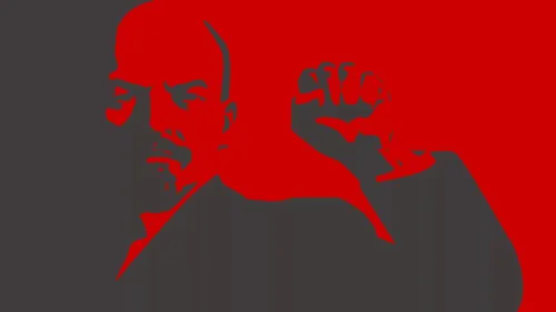 Владимир Ленин, Ленин Обои на телефон красный фон с черным текстом