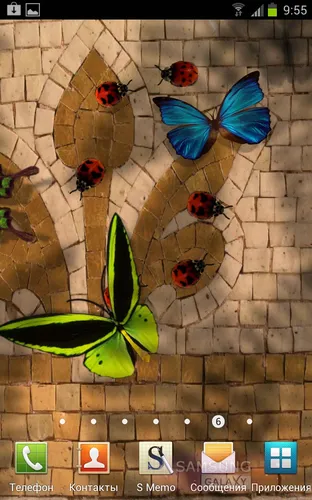 Бабочки Обои на телефон скриншот видеоигры
