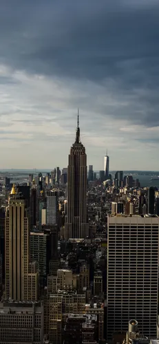 Америка Обои на телефон город с высокими зданиями