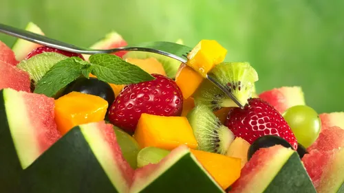 Арбуз Обои на телефон миска с фруктами