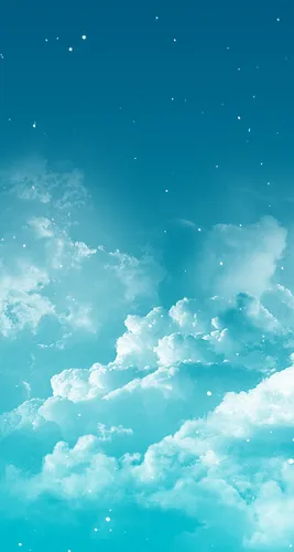 Голубого Цвета Обои на телефон голубое небо с облаками