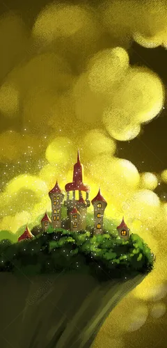Замок Обои на телефон картина с изображением замка