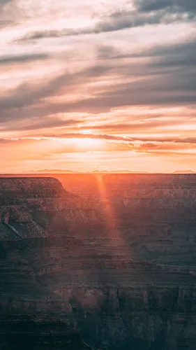 Рассвет Обои на телефон каньон с закатом
