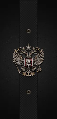 Россия Обои на телефон дверь с металлической эмблемой