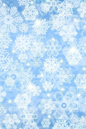 Снежинки Обои на телефон изображение