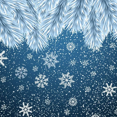 Снежинки Обои на телефон группа бело-синих фейерверков
