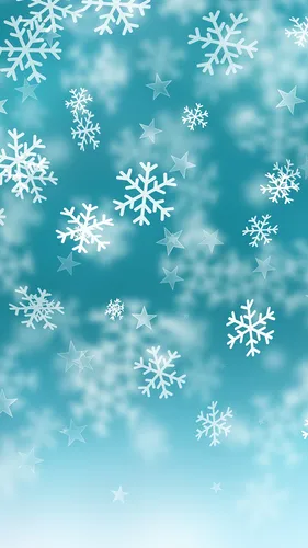 Снежинки Обои на телефон фото на Samsung
