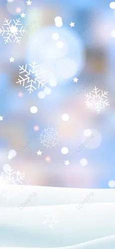 Снежинки Обои на телефон рисунок