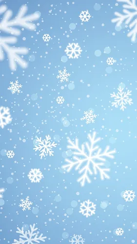 Снежинки Обои на телефон изображение