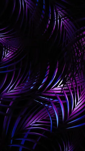 Ретровейв Обои на телефон крупный план фиолетового света