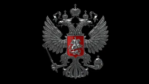 Российская Империя Обои на телефон череп с красно-белым щитом и черным фоном