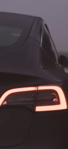 Тесла Обои на телефон задняя часть автомобиля