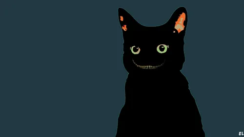 Черный Кот Обои на телефон черная кошка в черной маске