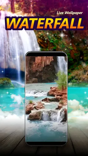 3Д Природа Обои на телефон аквариум с камнями и растениями