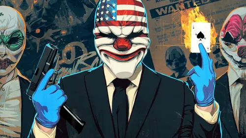 Payday 2 Обои на телефон человек в маске с ножом