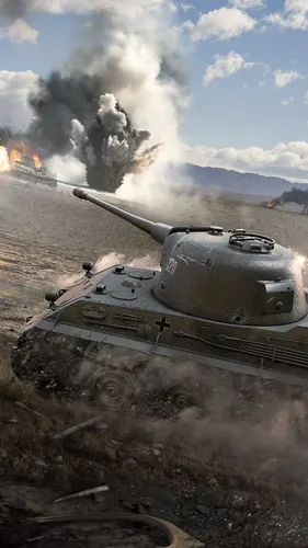 World Of Tanks Обои на телефон танк, стреляющий из пушки