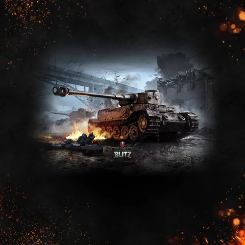 World Of Tanks Обои на телефон танк в боевой сцене